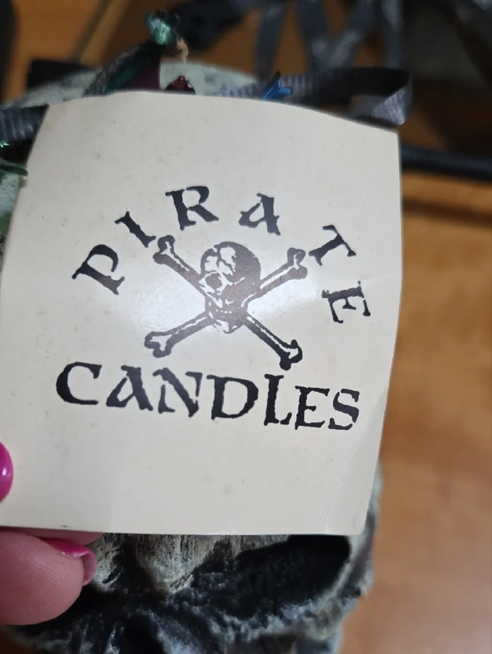 White and Black Decorative Skull Pair - Home Accents Candles & Holders
